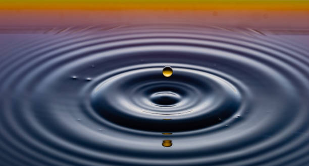 istock rippling after a few drops of coffee. 1212724865