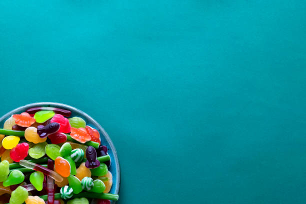 Jelly sweets plate for St. Patrick's Day