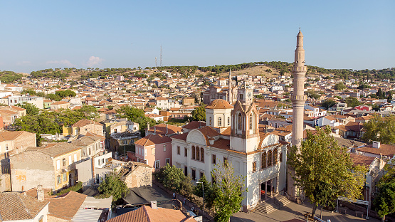 Ayvalık together with the church mosque
