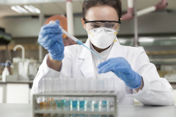 istock Female scientist working in the CDC laboratory. 1212732791