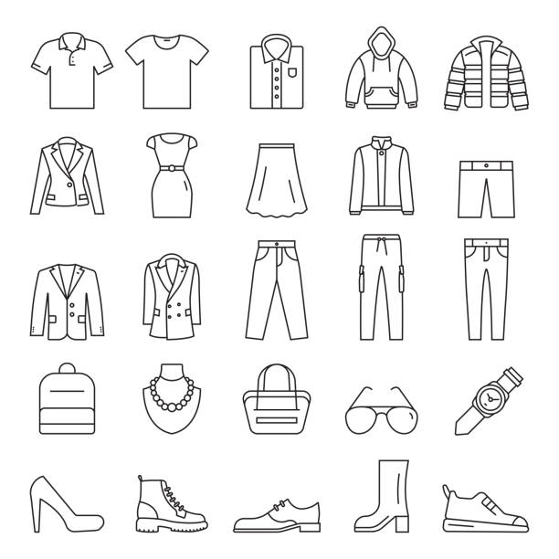 4,600+ Fashion Closet Outline Stock Illustrations, Royalty-Free Vector ...