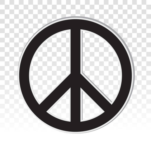 ilustraciones, imágenes clip art, dibujos animados e iconos de stock de icono de signo de paz para aplicaciones y sitios web - war globe symbols of peace weapon