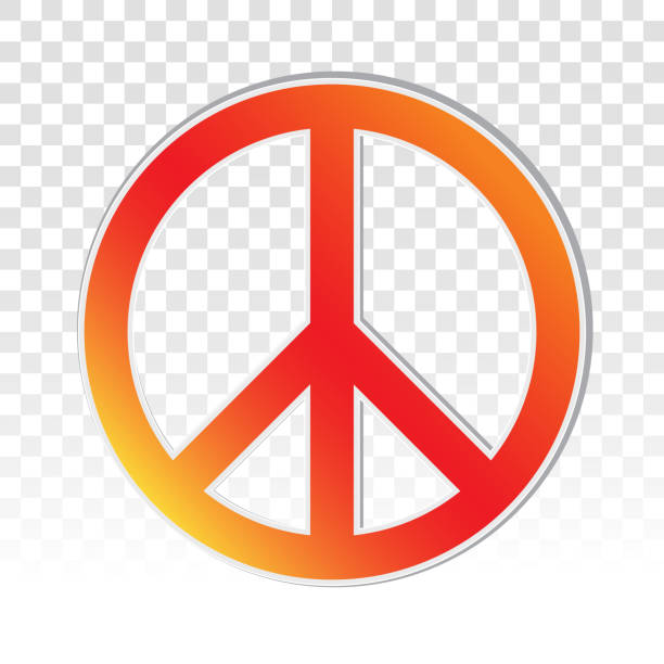 Peace sign icon for applications and websites Peace sign icon for applications and websites alliance nebraska stock illustrations