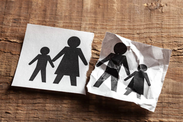 istock Death of parent with child 1212740575