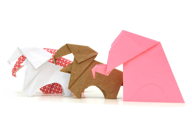 istock A family elephant origami paper 1212742008