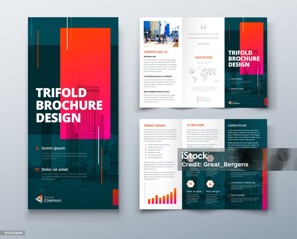 Tri plier la conception de brochure avec des formes de ligne, modèle d’affaires d’entreprise pour le dépliant tri fold. Concept créatif dépliant plié ou brochure. - clipart vectoriel de Plan libre de droits Tri plier la conception de brochure avec des formes de ligne, modèle d’affaires d’entreprise pour le dépliant tri fold. Concept créatif dépliant plié ou brochure. - clipart vectoriel de Plan libre de droits