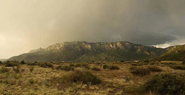 Photo of Golden Sandia Mountains