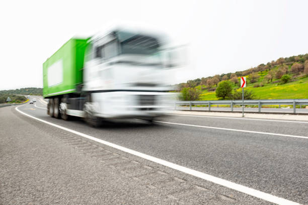 istock Truck on Highway 1212746206