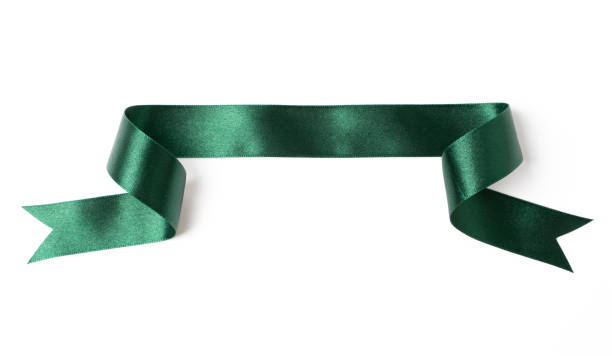 istock green banners ribbons label on white background 1212753632