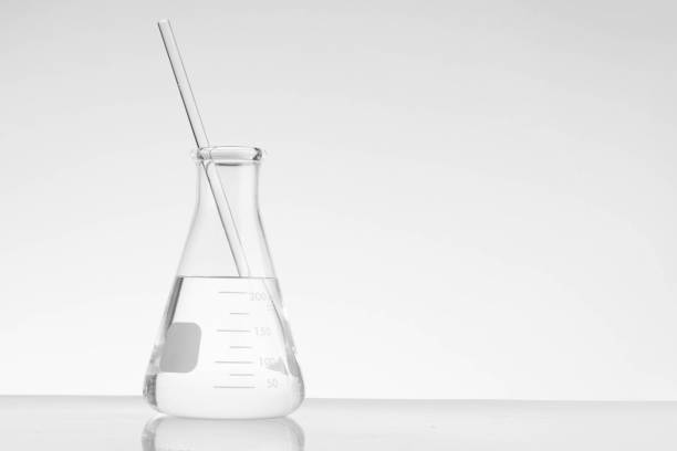 Laboratory glassware instruments empty equipment for chemical lab in realistic