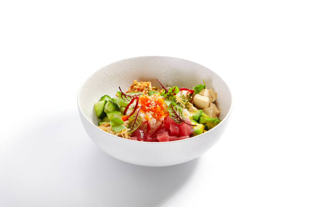 istock Poke with tuna and noodles 1212759022