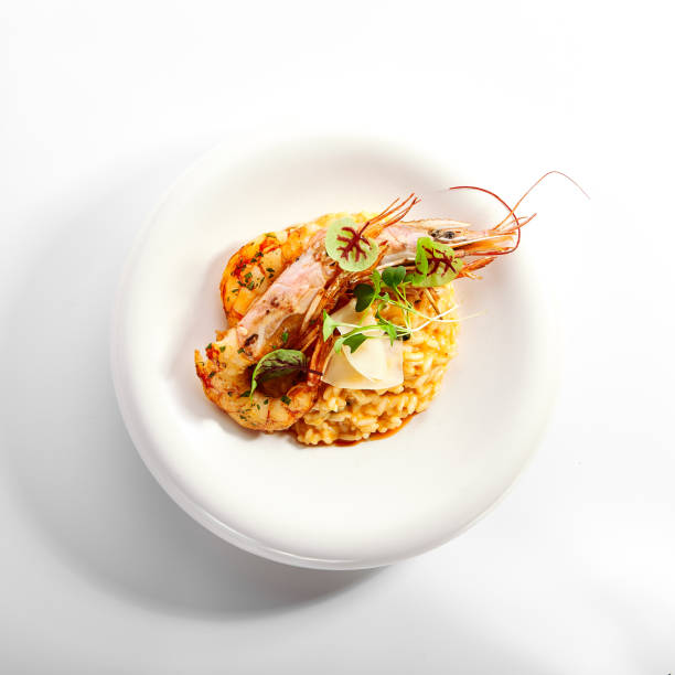 istock Risotto tom yam with argentinian shrimp 1212759163