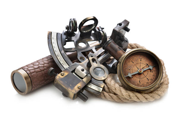 istock Nautical equipment isolated on white 1212760416