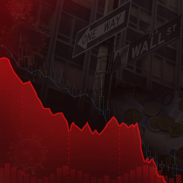 istock Wall Street downtrend red line 1212762402