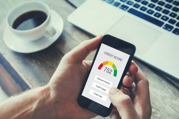 concepto de puntuación de crédito - credit score fotografías e imágenes de stock