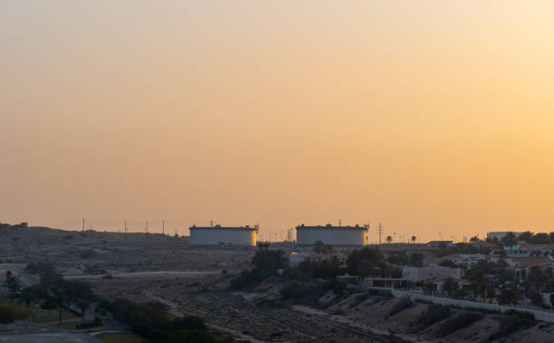istock Oil storage tanks in Al Khobar, Eastern Saudu Arabia 1212765862