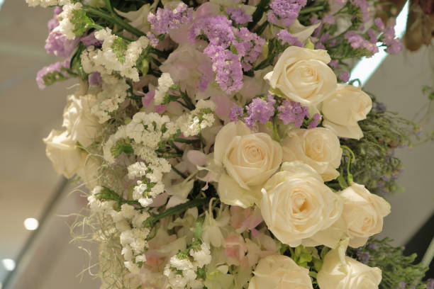 istock bouquet of white roses 1212768205