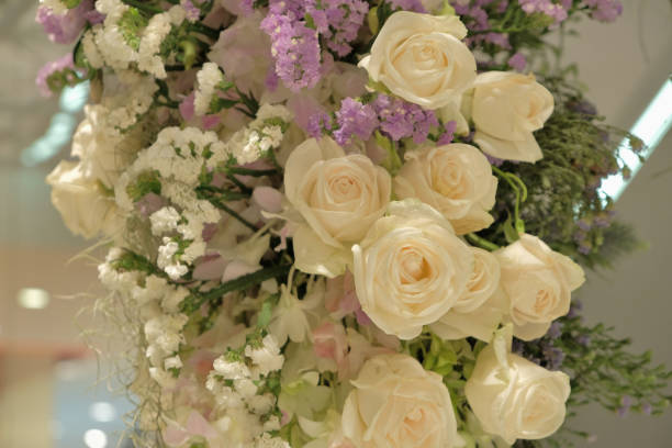 istock bouquet of white roses 1212768291