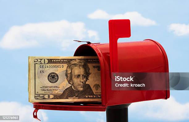 Briefkasten Stockfoto und mehr Bilder von 20-Dollar-Schein - 20-Dollar-Schein, Amerikanische Währung, Ankunft