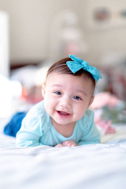 istock Cute Hispanic Baby Girl 4 Months Old 1212770355