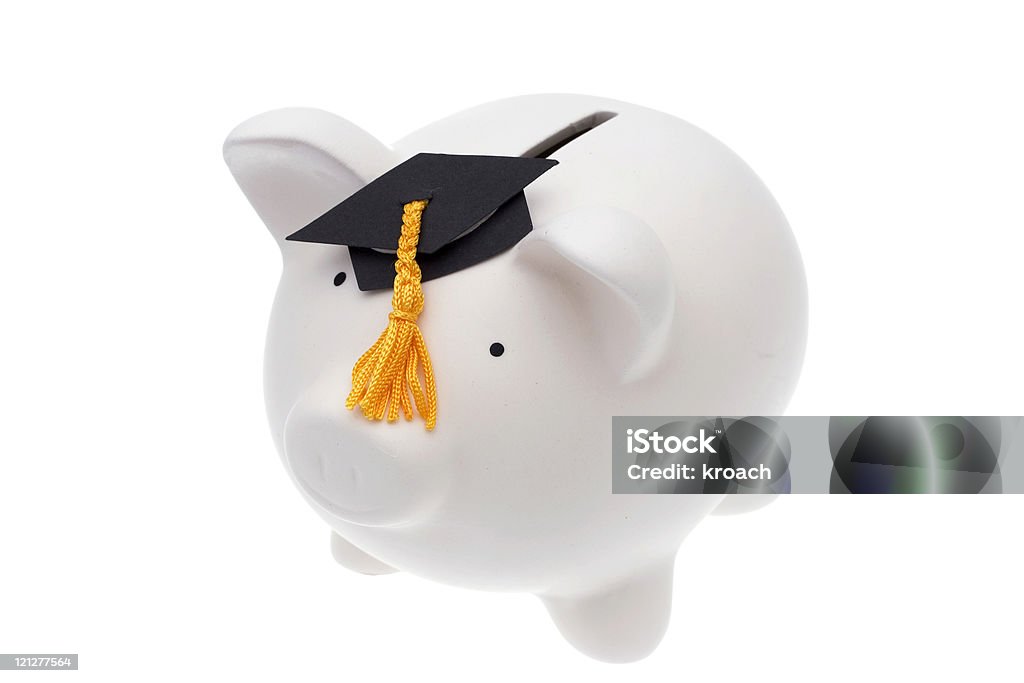 Istruzione di risparmio - Foto stock royalty-free di Attività bancaria