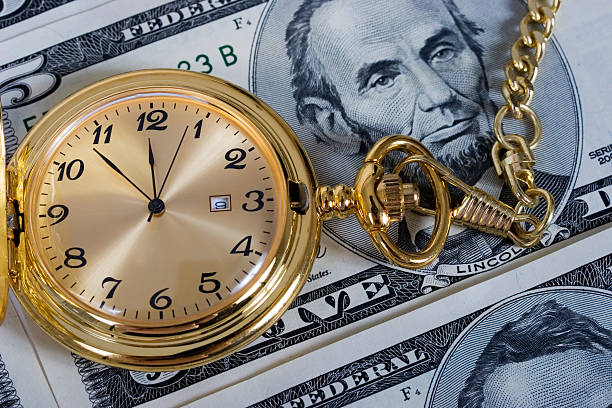 istock Retirement gold watch 121277628