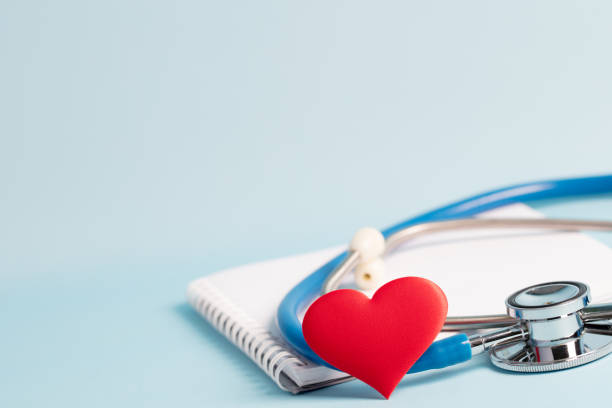 istock Healthcare concept - Stethoscope and a heart 1212777355