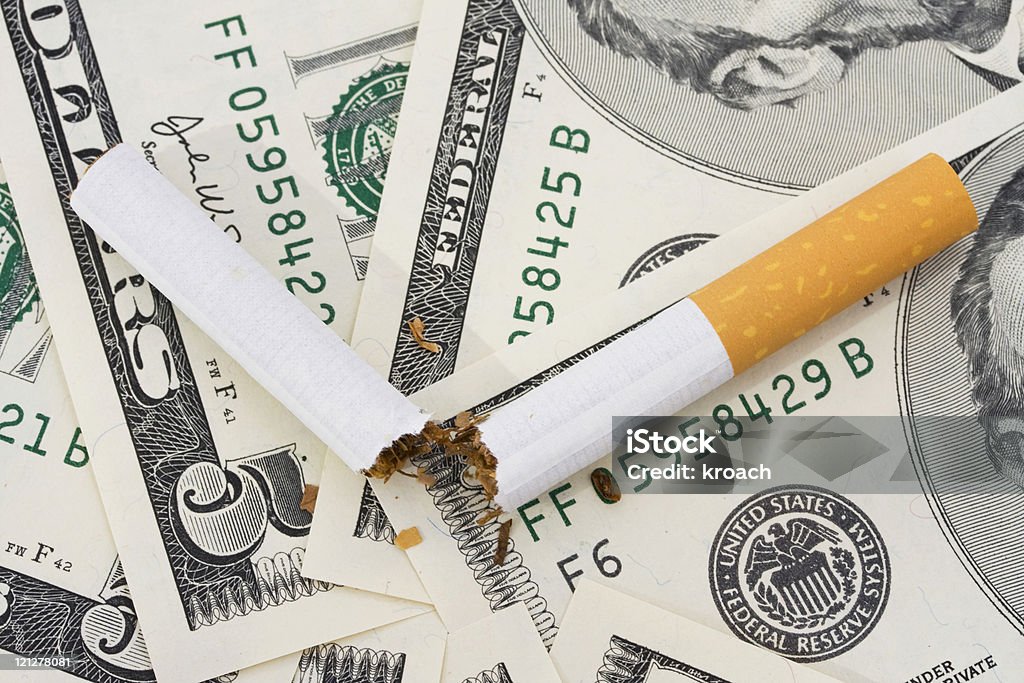 Custo do tabaco - Royalty-free Parar de fumar Foto de stock