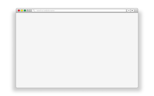 Simple Browser Window Window Concept Internet Browser In Flat Style ...