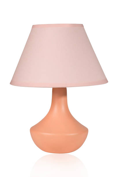 istock Table lamp on a white isolated background, close-up. 1212782018
