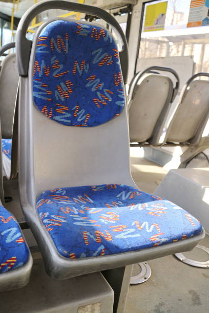 istock city ​​bus inside view blue seats 1212782408