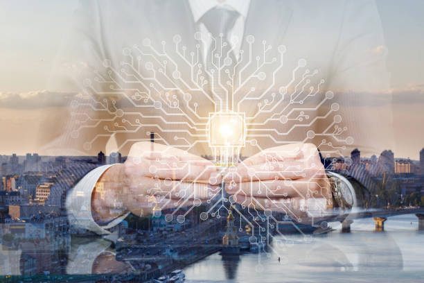 istock Concept of Idea and Artificial Brainstorming. 1212786055