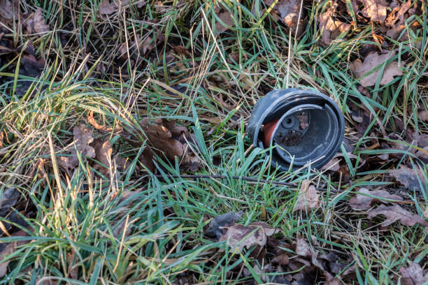 istock Plastic waste thrown away in the middle of nature 1212786889