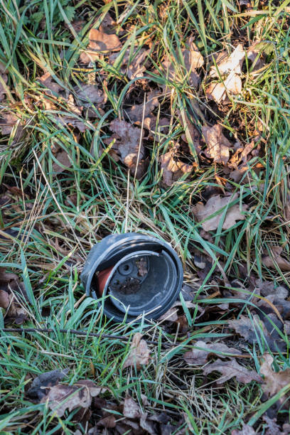 istock Plastic waste thrown away in the middle of nature 1212787102