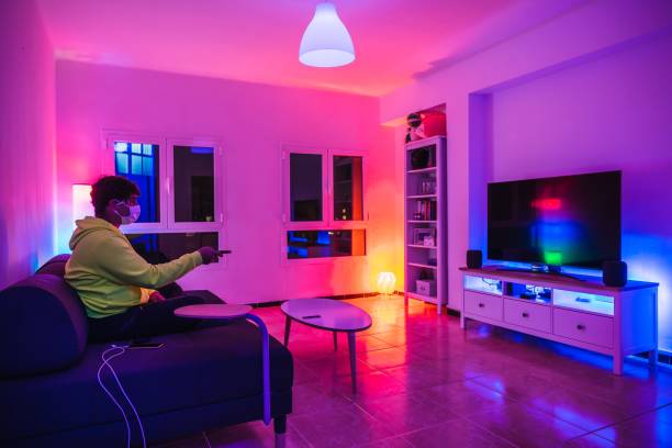 1,200+ Led Lights Living Room Stock Photos, Pictures & Royalty-Free Images  - Istock