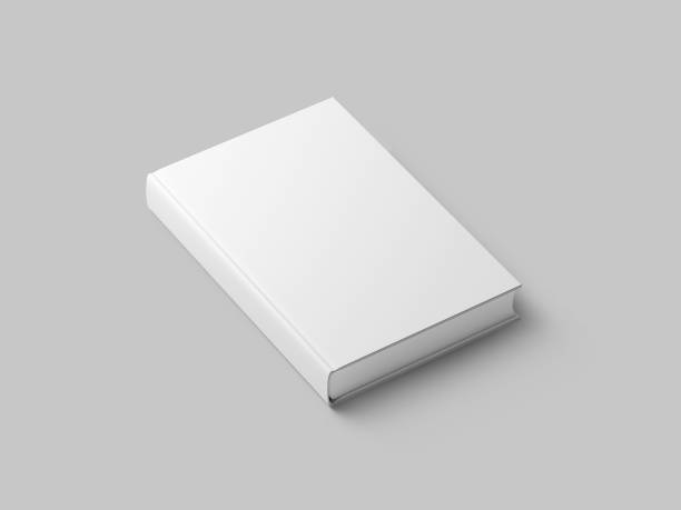 istock Blank book isolated on grey to replace your design 1212792551