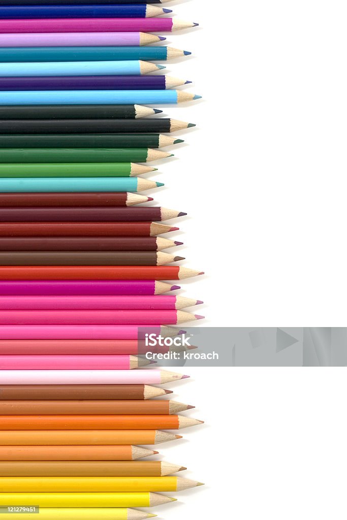 Lápis de cor de fundo - Foto de stock de Afiado royalty-free