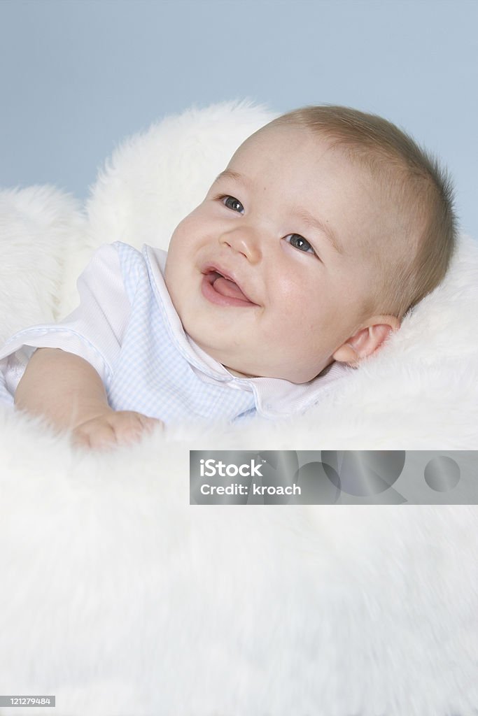 Smiling baby boy  Baby - Human Age Stock Photo