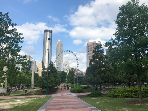 Centennial Olympic Park, Atlanta, Georgia - beautiful park in the middle of the city