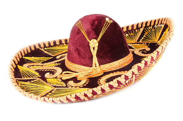 istock Mexican Sombrero Isolated on White 121280408