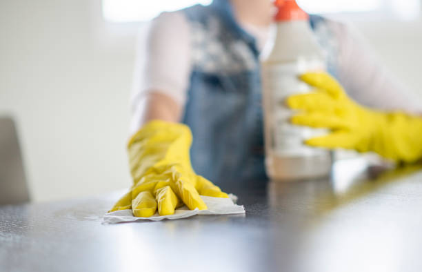 istock Sanitizing and cleaning to prevent spread of Coronavirus. 1212808931
