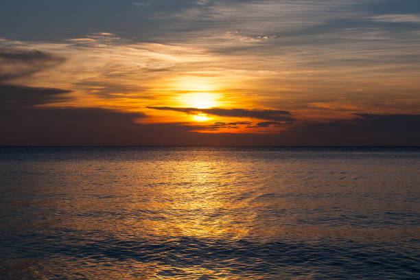 istock Beautiful sunset and beach at Tioman Island 1212808962