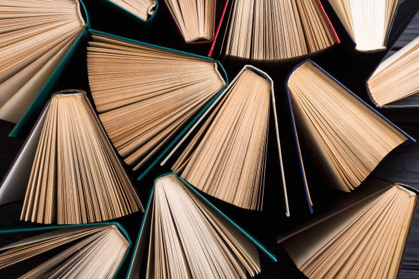 istock Collection of old books in library 1212823919
