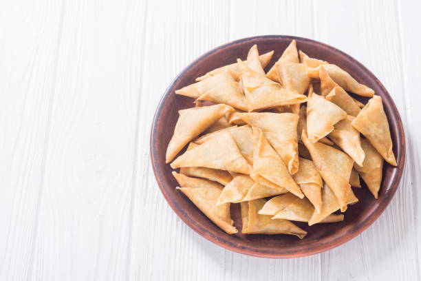 istock Traditional asian vegetarian food samosa 1212824183