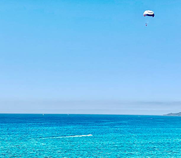 istock Parachute in the pacific coast 1212832787