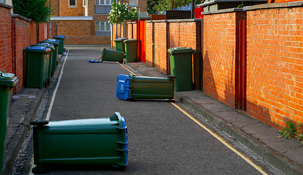 istock British alley with wheelies at the roadside 121283368