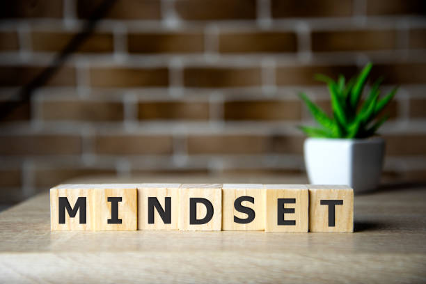 istock Mindset Word Written In Wooden Cube, business concept. 1212834722