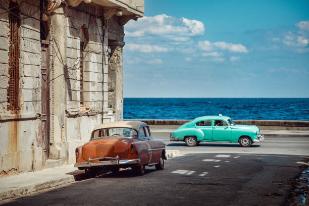 istock Classic old cars in Havana 1212836026