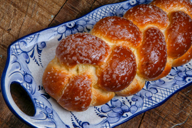 istock Sweet twist bread, typical of Brazilian bakery 1212838585