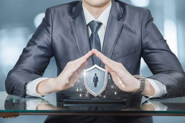 istock Concept of protection and customer insurance. 1212839235
